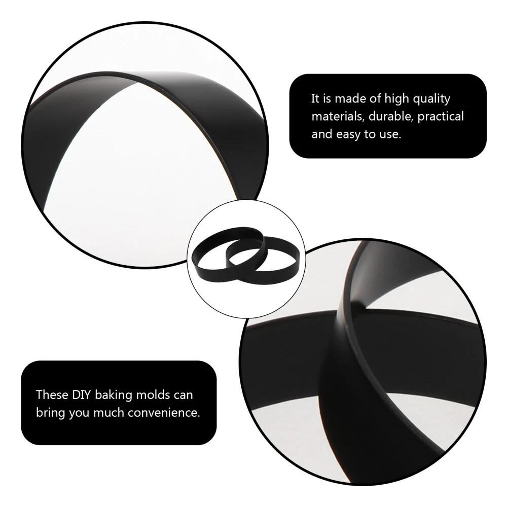 6Pcs Round Egg Cooker Rings Omelet Poachers Griddle Non Stick Fry Pan Nonstick