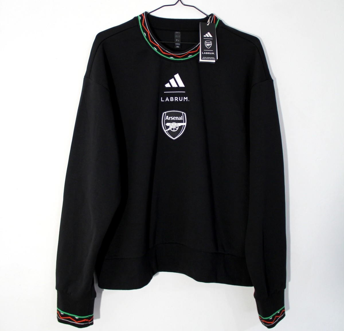 new Adidas x Arsenal x Labrum Seasonal Crew Sweatshirt IT3917
