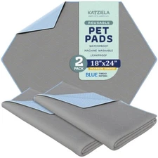 Katziela Washable Pee Pads, Haxogen Shaped , Waterproof and Reusable Dog Pee Pad