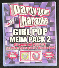 Party Tyme Karaoke: Girl Pop Mega Pack 2 Lyrics Booklet CD-G B124-15 