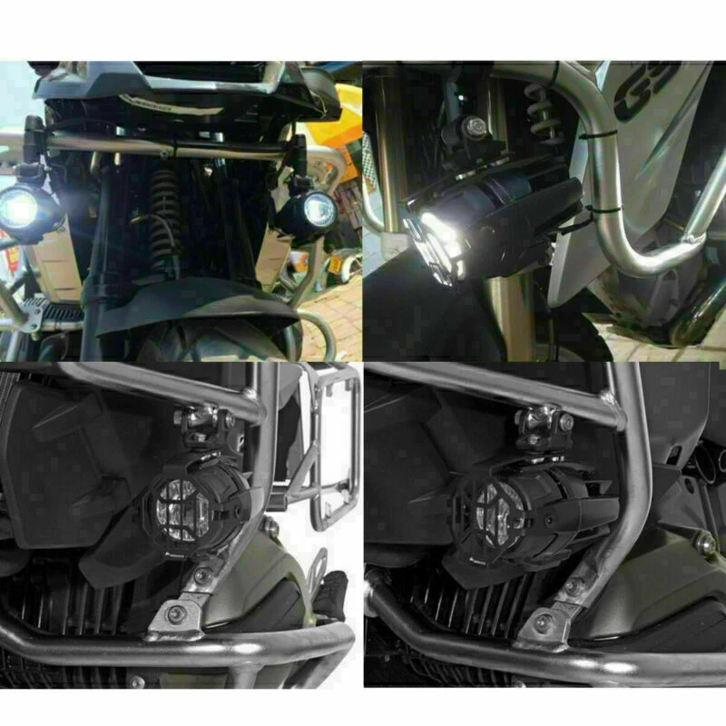 Für BMW R1200GS 2x LED Zusatzscheinwerfer Nebeluchte E9-Geprüft + Kabelbaum - Bild 3 von 4
