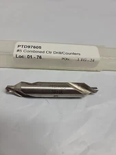 PTD 97605 Precision Twist #5 Combination Drill & Countersink Double Ended