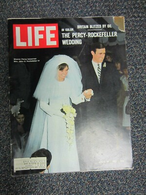 LIFE Magazine APRIL 14 1967 Sharon Percy - Rockefeller Wedding