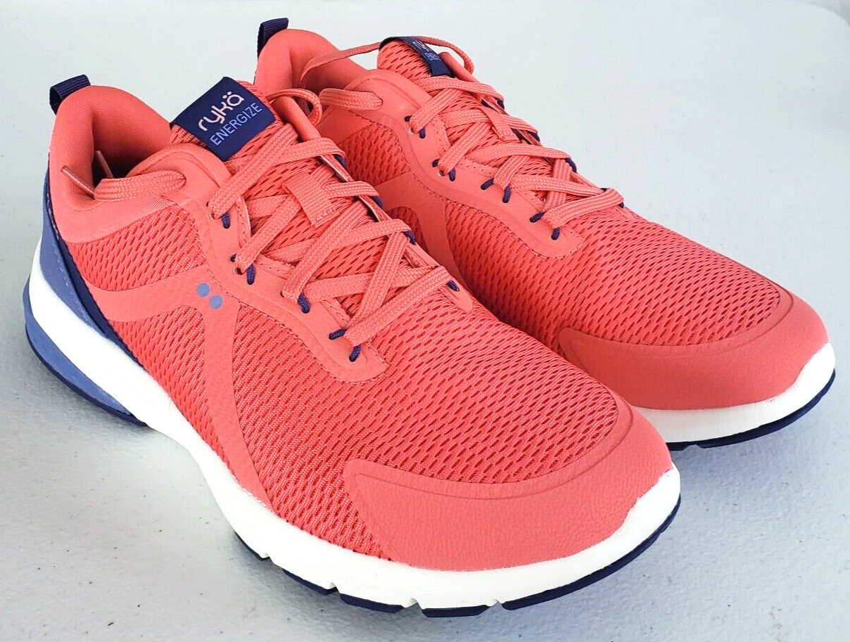 Ryka Womens 9 BMedium Coral Pink Energize Lightweight Walking Shoes eBay