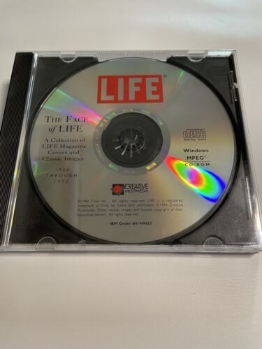 The Face of Life CD-ROM LIFE Mag. Abdeckungen/Klassische Bilder 1936-1972 NUR DISC - Bild 1 von 1