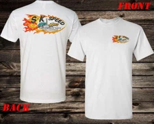 Men's T-shirt Cotton Hot Rod Drag Race SK Speed Shop Performance Parts NY