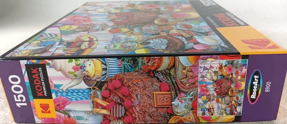 Tea Party Tent 1500 Piece Jigsaw Puzzle & Poster Lars Stewart Kodak by RoseArt - Image 2 of 4