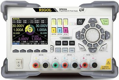 RIGOL DP832A High Resolution 3 Channel Linear Programmable DC Power Supply 