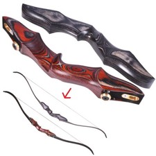 15 Zoll ILF Recurvebogen Riser Rechtshand Hölzern Bogengriff Jagd Bogenschießen 