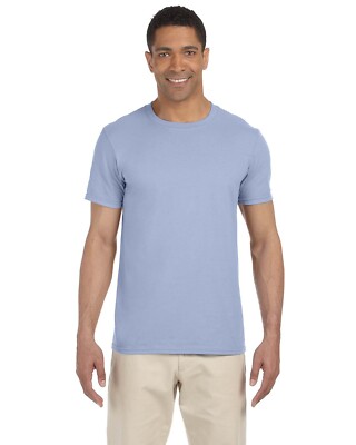 Gildan G640 Adult Softstyle T-Shirt Ringspun Cotton Crew Neck Plain T-Shirt