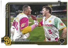 2025 Series One SAN DIEGO PADRES ALL SMILES National League Team Checklist #143