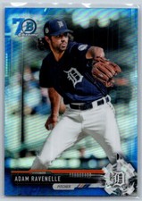 Adam Ravenelle 2017 Bowman Chrome Prospects Blue Refractor 70th #BCP189 Detroit