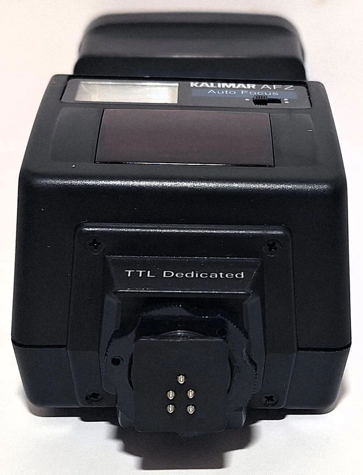 Vtg Kalimar AFZ Auto Focus Infrared Dedicated TTL Thyristor Flash w/ Manual - Image 4 of 4