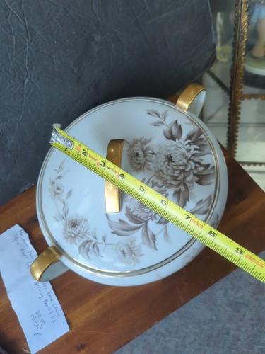 Vintag Morimura Noritake La Salle Bone China Japan Floral Covered Serving... - Picture 14 of 15