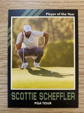 Scottie Scheffler 2024 PGA Tour Player Of The Year Golf Star Custom Card Limited