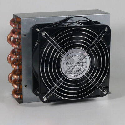 Aluminum Fin   Tube 3*9*220 Condenser Air-cooled Water-Cooled #WD6