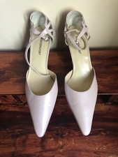 Worthington Women's Size 9.5 Pink d'Orsay High Heel Pumps Ankle Strap Shoes