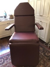 Burgundy Adjustable Facial Chair Massage Table