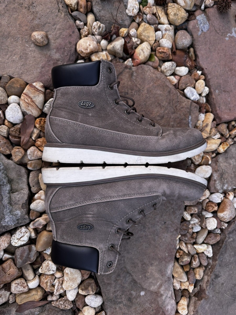 Lugz Brown Boots Flexastride Memory Foam Faux Leather Women's Sz