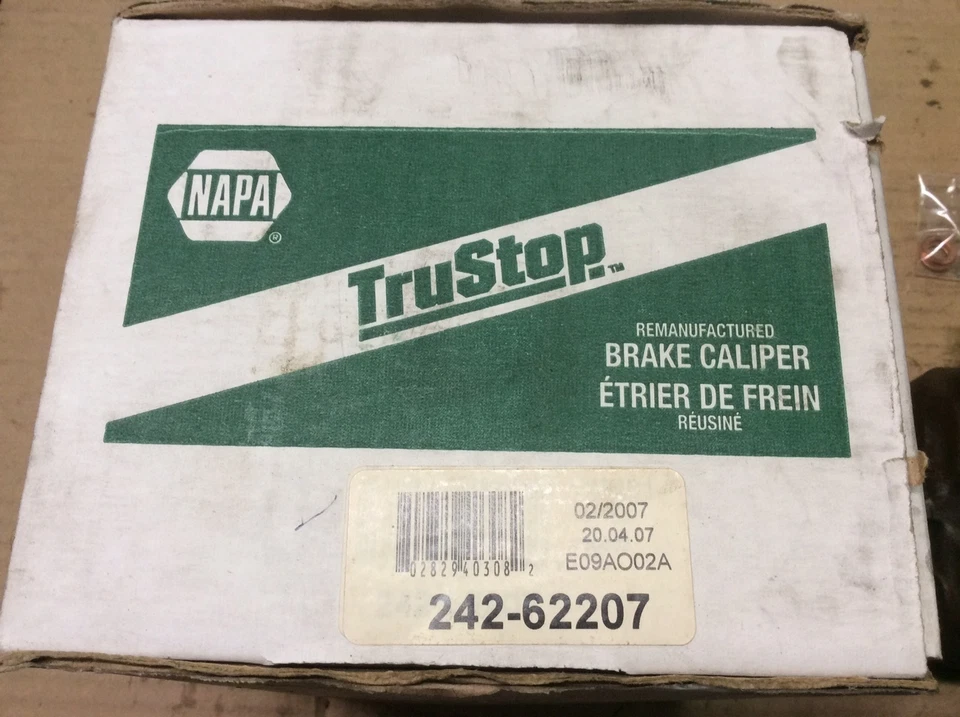 NOVA PINÇA DE FREIO DIANTEIRA NAPA 242-62207 remanufaturada - Compatível com 00-01 Mazda MPV - Imagem 2 de 4