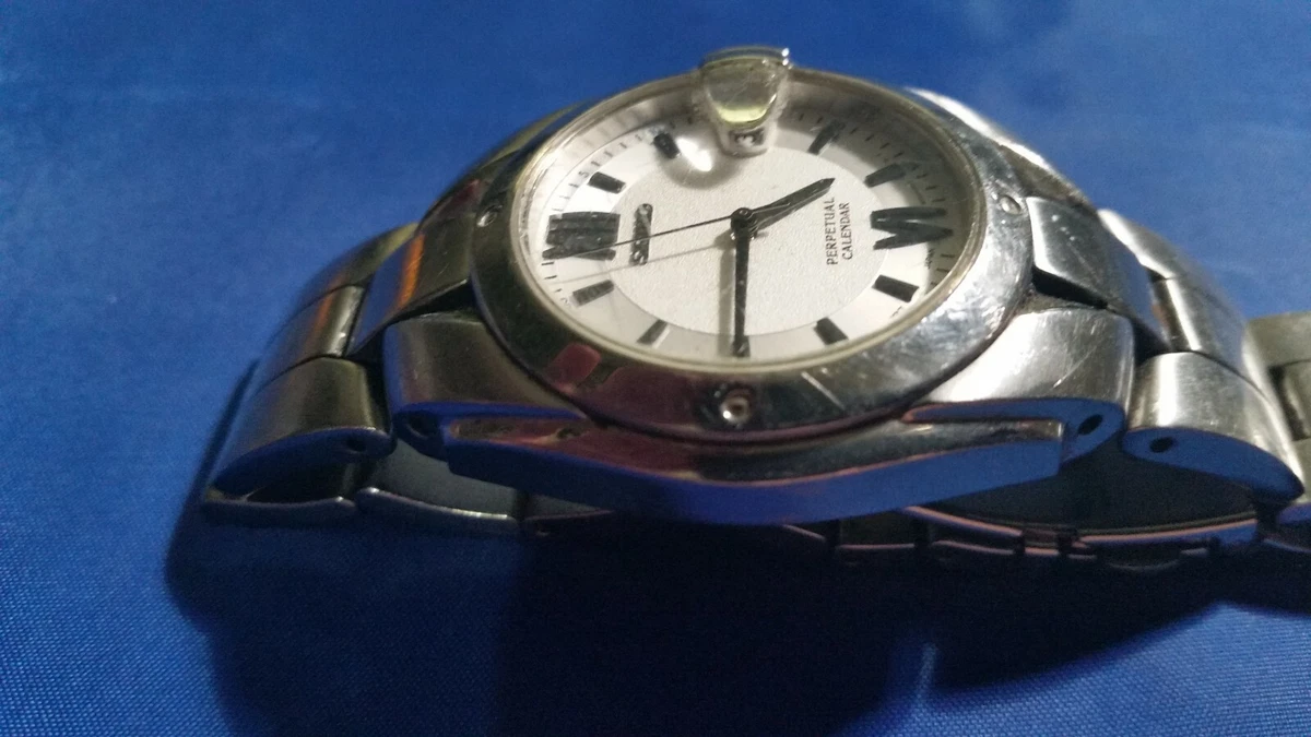 Seiko Perpetual Calendar 8F32-0019 Men's Watch for parts