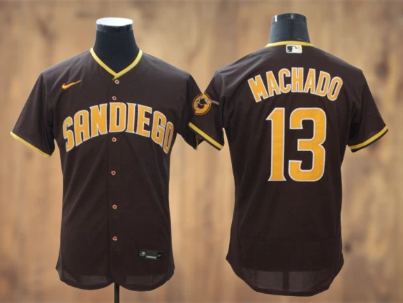 San Diego Padres - Manny Machado #13 FlexBase Men's Stitched Jersey