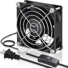 Ec Cooling Fan 80mm X 80mm X 25mm Ac 110v 115v 120v 220v 240v