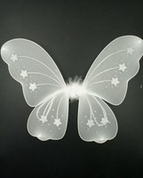 '' White '' Large Princess Fairy Wings With Matching Wand Great For Hen Nights '' White '' Large Princess Fairy Wings With Matching Wand Great For Hen Nights