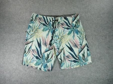 Hurley Board Shorts Mens 36 Phantom JJF Florence Floral Blue Surf Boardies