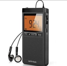 AM FM Portable Radio Personal Radio with Excellent Reception Battery Operated...