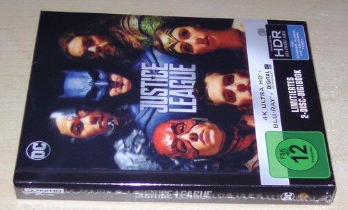 Justice League Limited Digibook Edition 4K Blu Ray + Blu Ray New & OVP - Picture 4 of 5