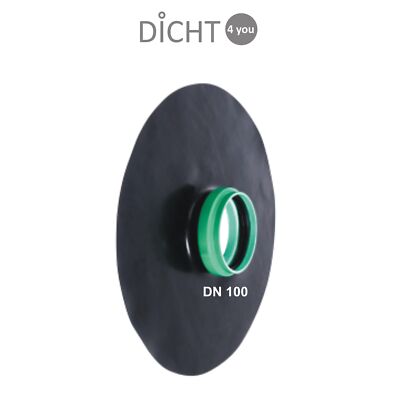 DOYMA ''HKD KG (2000)'' Überschiebe-Dichtflansch Abwasserrohr Spitzende DN 100