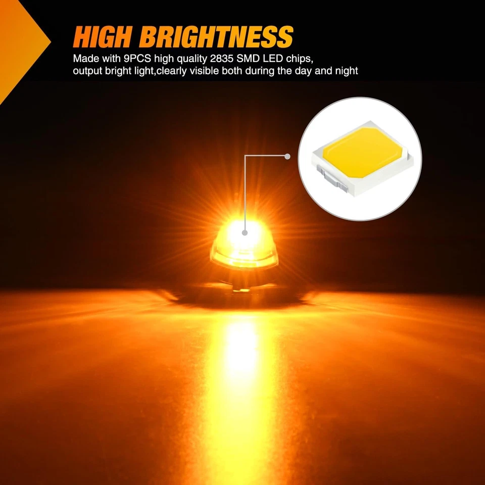 Luces LED marcadoras de cabina Nilight para Ford F250 F350 F450 F550 Super Duty 2017-2021 Foto 3 de 4