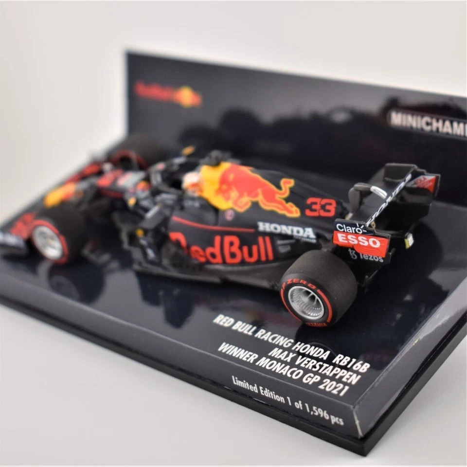Max Verstappen Red Bull RB16B #33 Monaco GP Formel 1 Weltmeister 2021 1:43 - Bild 3 von 4