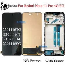 For Xiaomi Redmi Note 11 Pro 4G / 5G 2201116TG LCD Display Screen Assembly