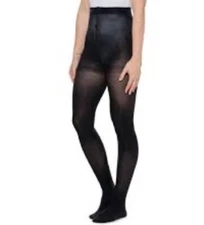 LUCKY BRAND Everyday Comfort Opaque Tights BLACK Super Soft Womens Size M/L NWOT