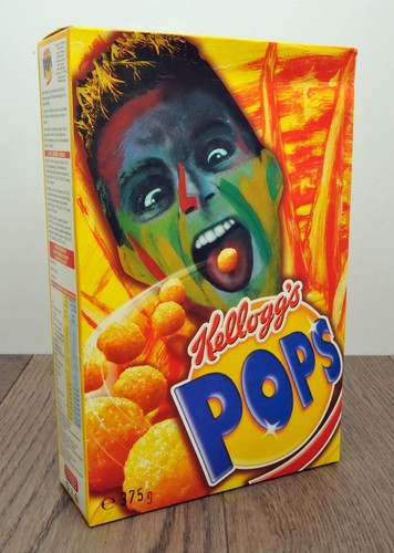Vintage German Corn Pops Cereal 375g Full Unopened Box Factory Sealed - 第 1/2 張圖片