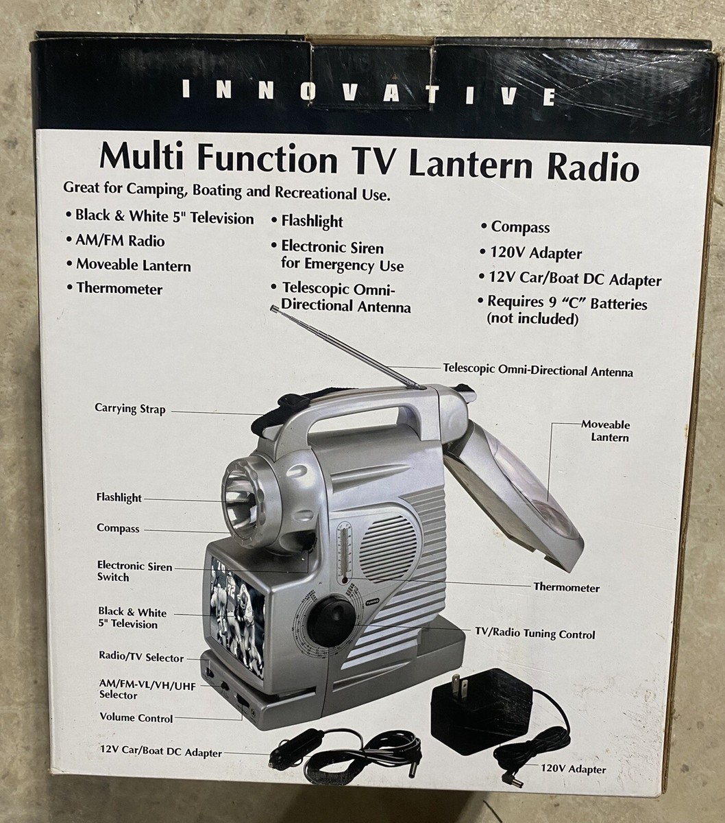 Innovative Multi Function TV Lantern Radio NIB | eBay