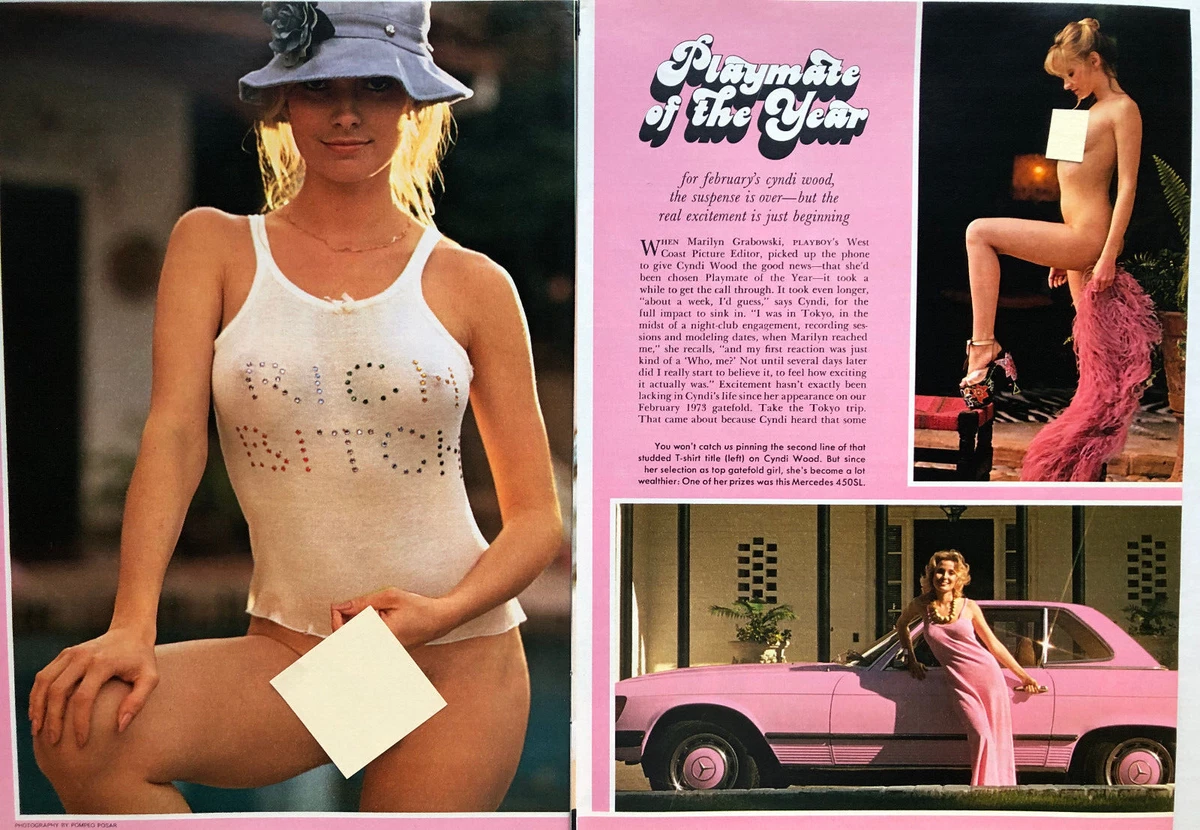 Vintage 1974 Playboy Playmate of the Year Cyndi Wood complete Pictorial  only | eBay