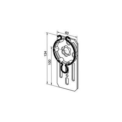 Somfy Antriebslager für LT50 Antriebe 9703948