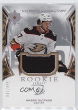 2021 Upper Deck Ultimate Collection Rookies Jersey 641/699 Mason McTavish #171