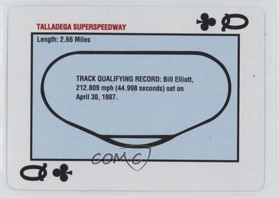 1992 Hoyle NASCAR Playing Cards Series 1 1947-1959 Talladega Superspeedway 10ou
