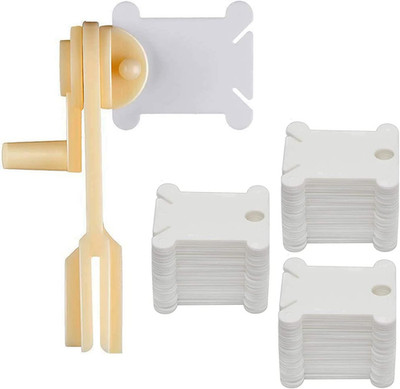 Embroidery Floss Bobbins 150Pcs Embroidery Thread Holder with Winder Thread Bobb