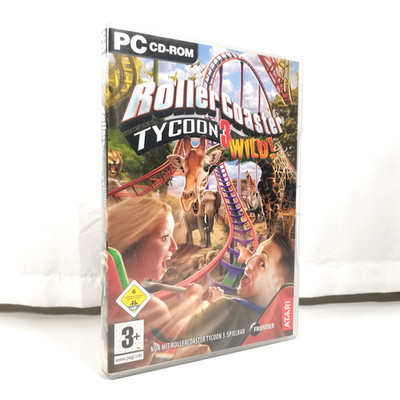 RollerCoaster Tycoon 3 Wild! PC CD  ROM Addon Deutsch Atari Frontier