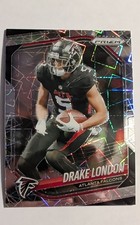2025 Panini Prizm - Drake London #198 Lazer Prizm
