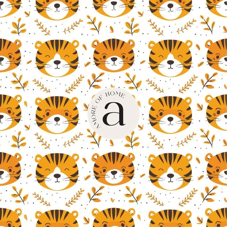 Lindo papel de envolver animales, envoltura de regalo de cumpleaños para niños, rollo de baby shower regalo Foto 3 de 4