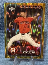 2025 Topps Chrome Update Series - Yusei Kikuchi #USC59 Gold Wave Refractor /50