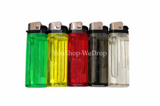 5x Genuine SWAN Disposable Child Resistant Assorted Colours Lighters