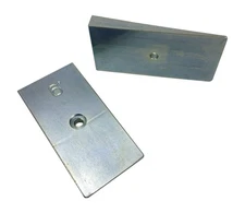 WFO Concepts Steel Axle Degree Shims, 6 degree, 2-1/2" wide, caster pinion angle