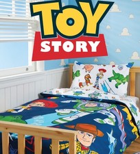 Toy Story Single Duvet Cover & Pillowcase Reversible Bedding Set NEW Woody Buzz